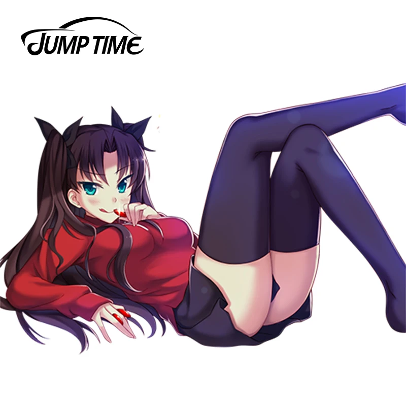 JumpTime 13 см x 8 7 автомобильный Стайлинг супер сексуальная девушка Tohsaka Rin