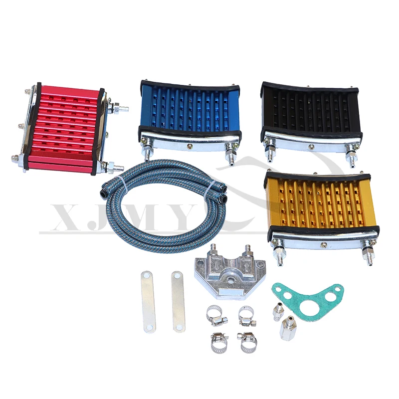 CNC Oil Cooler Kit Radiator Aluminium Adapter Engine Cylinder Cover For ATV Pit Dirt Bike Motocross Motocycle 50CC-125CC
CNC Oil Cooler Kit Radiator Aluminium Adapter Engine Cylinder Cover For ATV Pit Dirt Bike Motocross Motocycle 50CC-125CC