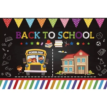 Baby Back To School Bus Blackboard Photography Backdrop Custom Vinyl Photographic Background For Photo Studio Photophone Shoot
Baby Back To School Bus Blackboard Photography Backdrop Custom Vinyl Photographic Background For Photo Studio Photophone Shoot
