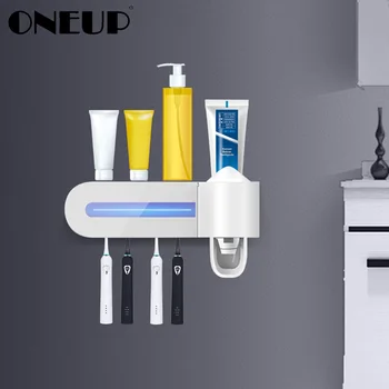 ONEUP UV Toothbrush Sterilizer For Bathroom Accessories Sets Automatic Toothpaste Squeezer Wall Toothbrush Holder Disinfection
ONEUP UV Toothbrush Sterilizer For Bathroom Accessories Sets Automatic Toothpaste Squeezer Wall Toothbrush Holder Disinfection