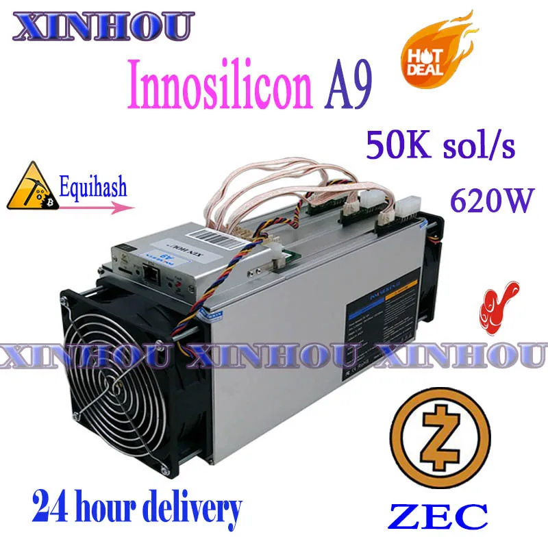 Новинка Asic miner Innosilicon A9 ZMaster 50k sol/s Equihash Zcash ZEC BTG ZCL Mining Machine лучше чем Antminer Z9 Z9mini M3
