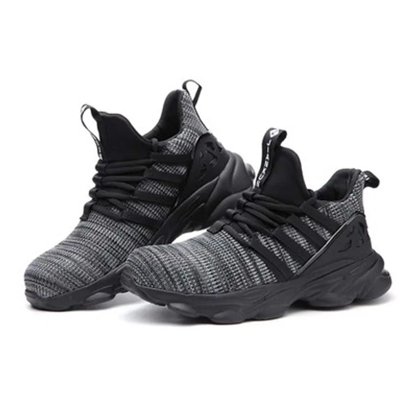 Lightweight and comfortablefor work safety shoes non-slip steel toe cap wear resistant breathable work shoes image 3