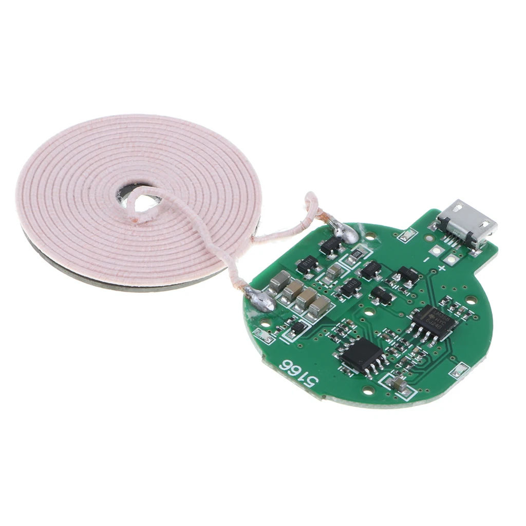 2pcs Qi Wireless Charger PCBA Circuit Board With Coil For Phone Charging 2pcs Qi Wireless Charger PCBA Circuit Board With Coil For Phone Charging