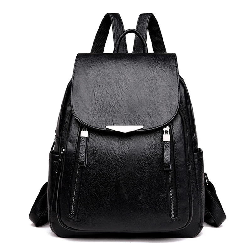 Ladies Fashion Backpack PU Material British Leisure College Style High Quality Design Large Capacity Backpack
Ladies Fashion Backpack PU Material British Leisure College Style High Quality Design Large Capacity Backpack