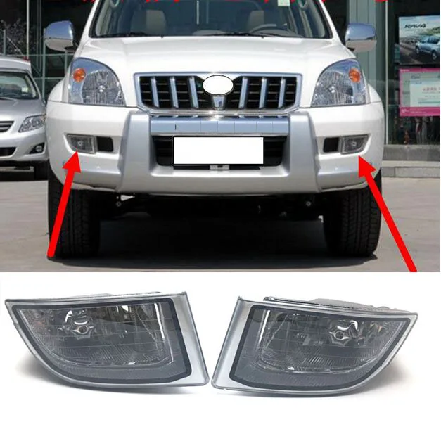 Для Toyota Prado LC120 2700 4000 2003-2009 2 шт. передняя противотуманная фара автомобиля светильник
Для Toyota Prado LC120 2700 4000 2003-2009 2 шт. передняя противотуманная фара автомобиля светильник