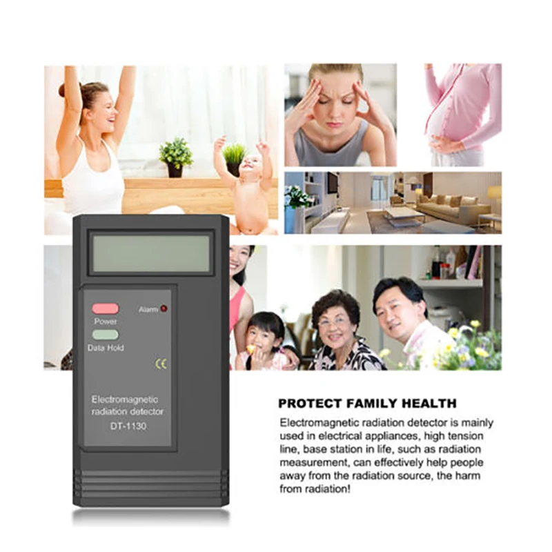 DT1130 Radiation Measuring Instrument Household Electromagnetic Wave Radiation Detector Electromagnetic Radiation ABS+Plastic
DT1130 Radiation Measuring Instrument Household Electromagnetic Wave Radiation Detector Electromagnetic Radiation ABS+Plastic