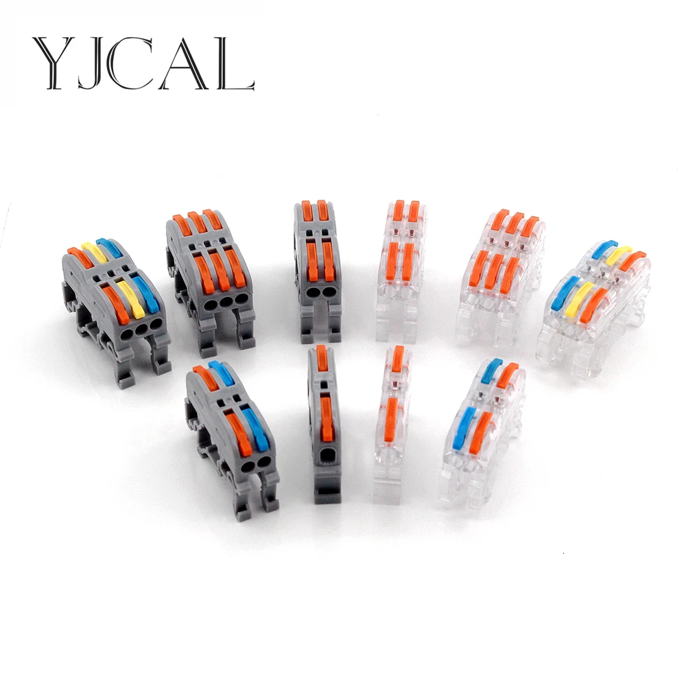 Quick Wire Connector Terminal Block Universal Electrician Of Wire Divider Compact Wiring Splicing Conector Lever 0.08-2.5mm2
Quick Wire Connector Terminal Block Universal Electrician Of Wire Divider Compact Wiring Splicing Conector Lever 0.08-2.5mm2