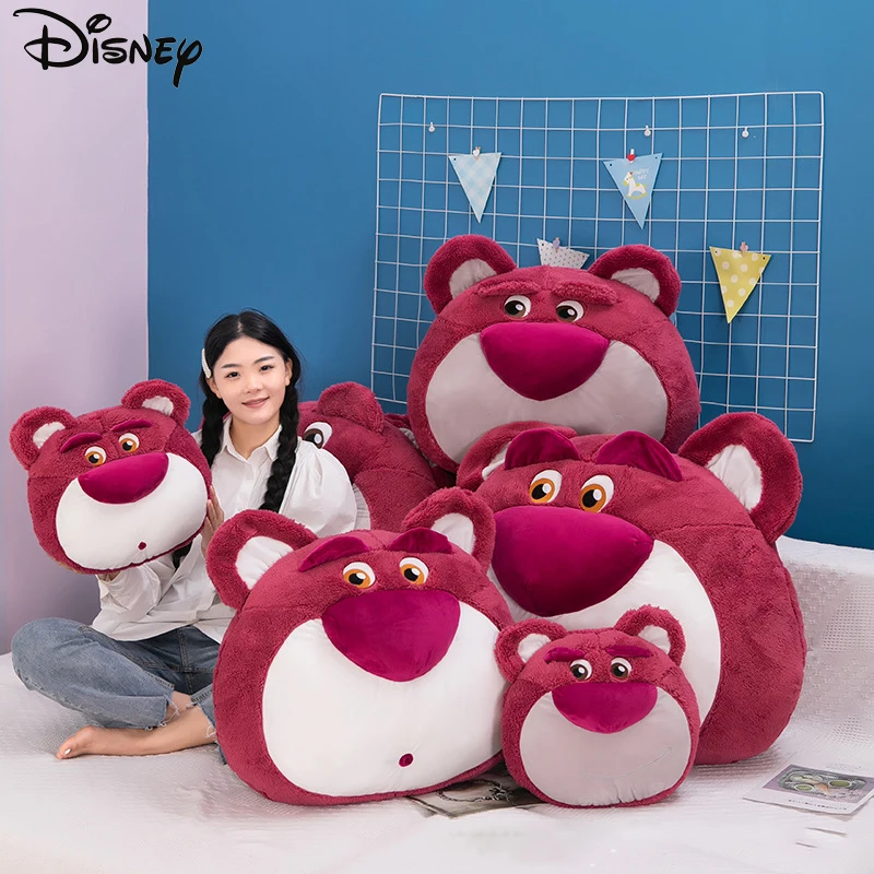 

Disney Toy Story Lotso Huggin Stuffed Plush Doll Cartoon Strawberry Bear Kid Children Girls Scented Gifts Sofa Bed Decorations