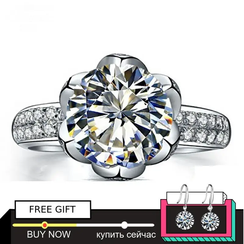 2 Carat NOT FAKE S925 Sterling Silver Ring SONA Diamond Round cut Lotus Queen Love Romance Ring Wedding Engagement simple 925
2 Carat NOT FAKE S925 Sterling Silver Ring SONA Diamond Round cut Lotus Queen Love Romance Ring Wedding Engagement simple 925