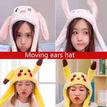 Rabbit Hat with Moving Ears Cute Cartoon Toy Hat Airbag Kawaii Funny Toy Cap Kids Plush Toy Birthday Gift Hat for Girls
Rabbit Hat with Moving Ears Cute Cartoon Toy Hat Airbag Kawaii Funny Toy Cap Kids Plush Toy Birthday Gift Hat for Girls