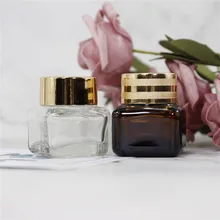 15ml Square Eye Cream Bottle Small Glass Eye Cream Container Cosmetic Packaging Empty Jar With Golden Cap
15ml Square Eye Cream Bottle Small Glass Eye Cream Container Cosmetic Packaging Empty Jar With Golden Cap
