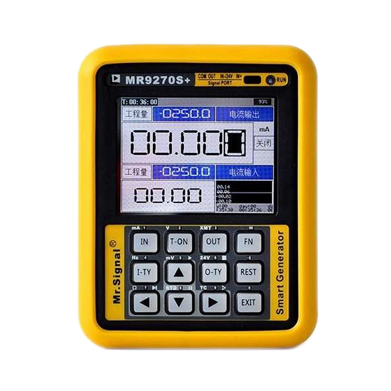 Mr9270S+ 4-20Ma Signal Generator Calibration Current Voltage Pt100 Thermocouple Pressure Transmitter Pid Frequency
Mr9270S+ 4-20Ma Signal Generator Calibration Current Voltage Pt100 Thermocouple Pressure Transmitter Pid Frequency