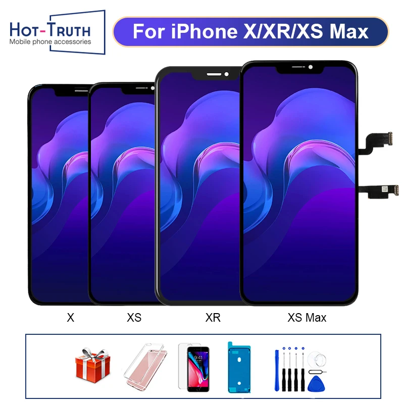 100% Tested LCD For iPhone X XR XS Max Display 3D Touch Screen Digitizer Assembly Phone Screens Replacement for iphone X XR XS
100% Tested LCD For iPhone X XR XS Max Display 3D Touch Screen Digitizer Assembly Phone Screens Replacement for iphone X XR XS