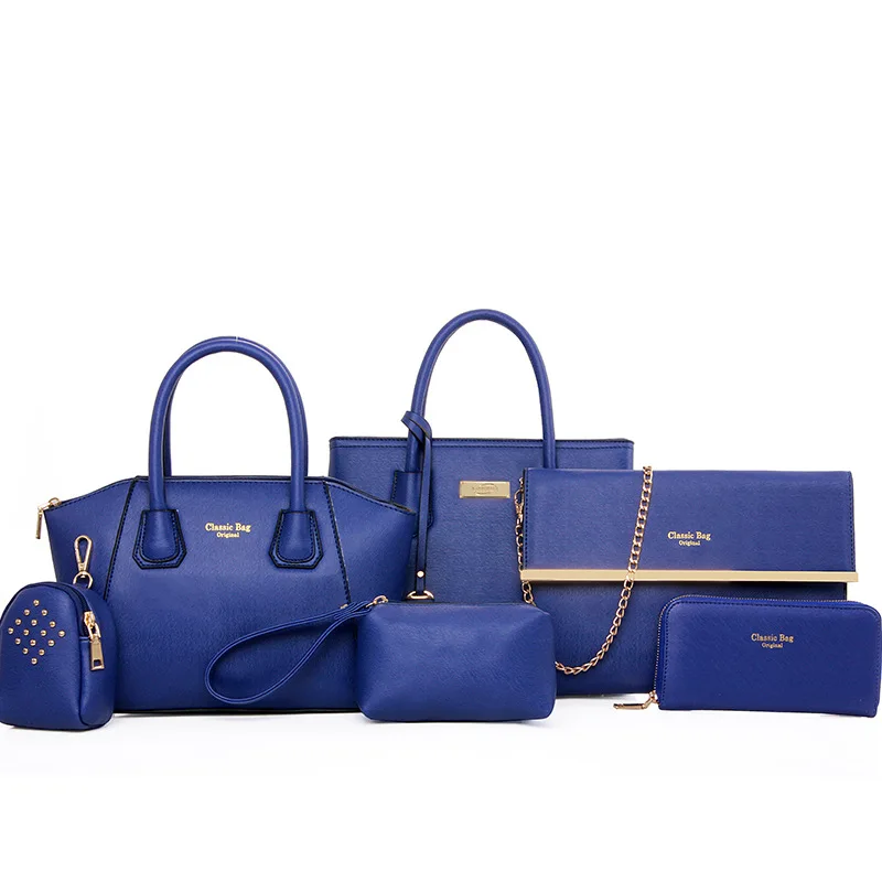 2019 WOMEN'S Fashion Handbag Simple Shoulder Different Size Bags Six Pieces Set Large Bag Triple Use Shoulder Bag/ Hand Bag WOME
2019 WOMEN'S Fashion Handbag Simple Shoulder Different Size Bags Six Pieces Set Large Bag Triple Use Shoulder Bag/ Hand Bag WOME