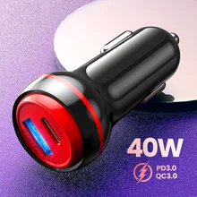 20W Car USB Charger 12-24V Lighter Adapter USB+PD Fast Charging Dual USB Car Charger Accessorie for iPhone Huawei Xiaomi Samsung
20W Car USB Charger 12-24V Lighter Adapter USB+PD Fast Charging Dual USB Car Charger Accessorie for iPhone Huawei Xiaomi Samsung