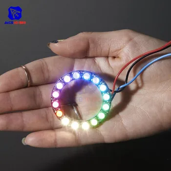 diymore 16 Bits 5050 RGBW SK6812 LED Ring with Integrated Driver Neutral White 4500K for Arduino
diymore 16 Bits 5050 RGBW SK6812 LED Ring with Integrated Driver Neutral White 4500K for Arduino