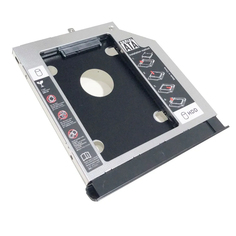 С рамкой/лицевой панелью + кронштейн 2 й 5 дюйма жесткий диск HDD SSD Caddy для Acer Aspire E5 573