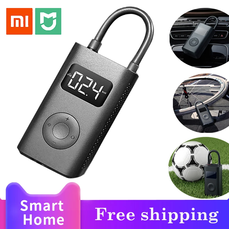 Newest Xiaomi Mijia Portable Smart Digital Tire Pressure Detection Electric Inflator Pump for Bike Motorcycle Car Football
Newest Xiaomi Mijia Portable Smart Digital Tire Pressure Detection Electric Inflator Pump for Bike Motorcycle Car Football
