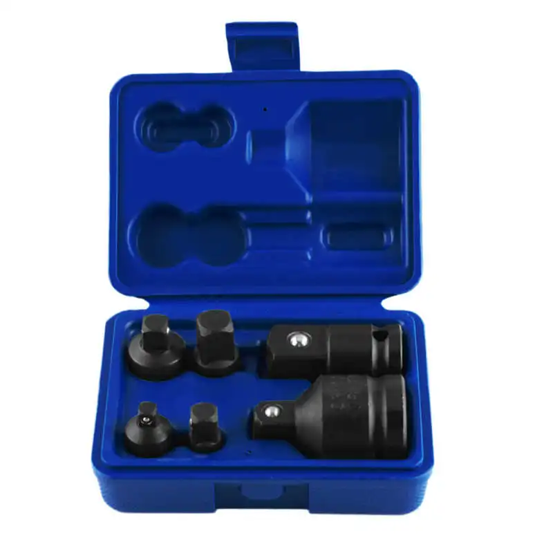 6Pcs/Set Hand Wrench Tool Set Impact Socket Adaptor Reducer Adapter 1/4 1/2 3/8 3/4 Ratchet Breaker Drive
6Pcs/Set Hand Wrench Tool Set Impact Socket Adaptor Reducer Adapter 1/4 1/2 3/8 3/4 Ratchet Breaker Drive