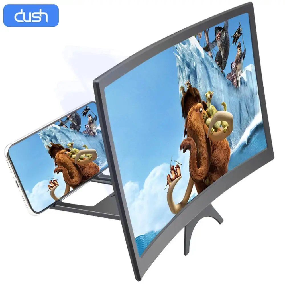DUSH L6 Curved Screen Mobile Phone Amplifier With 12-inch Expands the Field of Vision, Protects the Eyes From Radiation
DUSH L6 Curved Screen Mobile Phone Amplifier With 12-inch Expands the Field of Vision, Protects the Eyes From Radiation