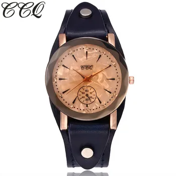 CCQ Brand Genuine Leather Bracelet Watch Casual Unisex Women Men Leather Quartz Wristwatches Clock Gift Montre Femme
CCQ Brand Genuine Leather Bracelet Watch Casual Unisex Women Men Leather Quartz Wristwatches Clock Gift Montre Femme