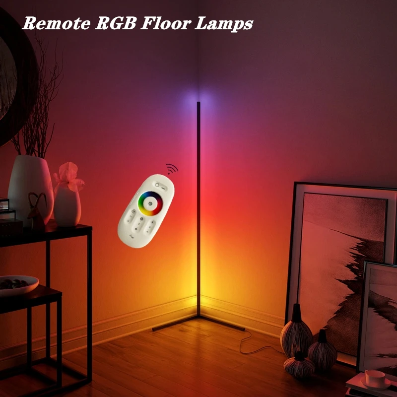 Remote RGB Corner Floor Lamps Modern Colorful Interior Bedroom Living Room LED Atmosphere Decoration Standing Light
Remote RGB Corner Floor Lamps Modern Colorful Interior Bedroom Living Room LED Atmosphere Decoration Standing Light