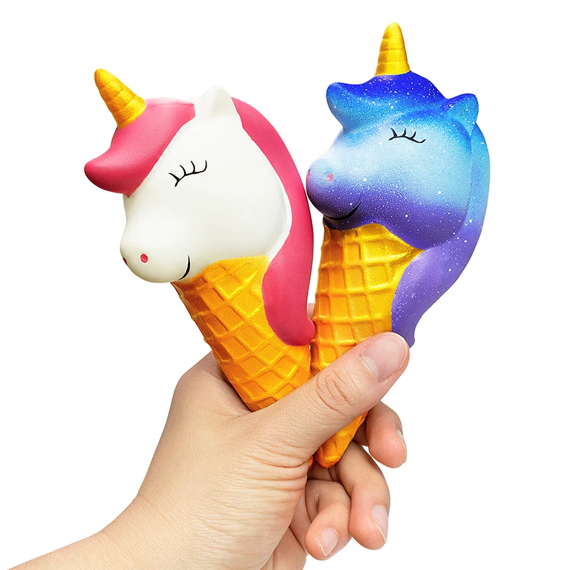 

Squishies Jumbo Slow Rising Kawaii Cute Squishy Ice Cream Unicorn Cake Scented of Decompression Toy Gift For Kids
