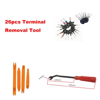 41pcs Car Terminal Removal Kit Audio Disassembly Tool Screwdriver Wiring Crimp Connector Pin Extractor Puller Repair Tools
41pcs Car Terminal Removal Kit Audio Disassembly Tool Screwdriver Wiring Crimp Connector Pin Extractor Puller Repair Tools