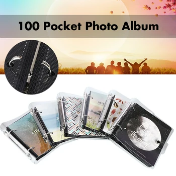 Loose-leaf PP Photo Album Light and Shadow Series Album Ticket Storage Postcard for Fujifilm Instax Mini Film 100 Pockets 3 Inch 
Loose-leaf PP Photo Album Light and Shadow Series Album Ticket Storage Postcard for Fujifilm Instax Mini Film 100 Pockets 3 Inch