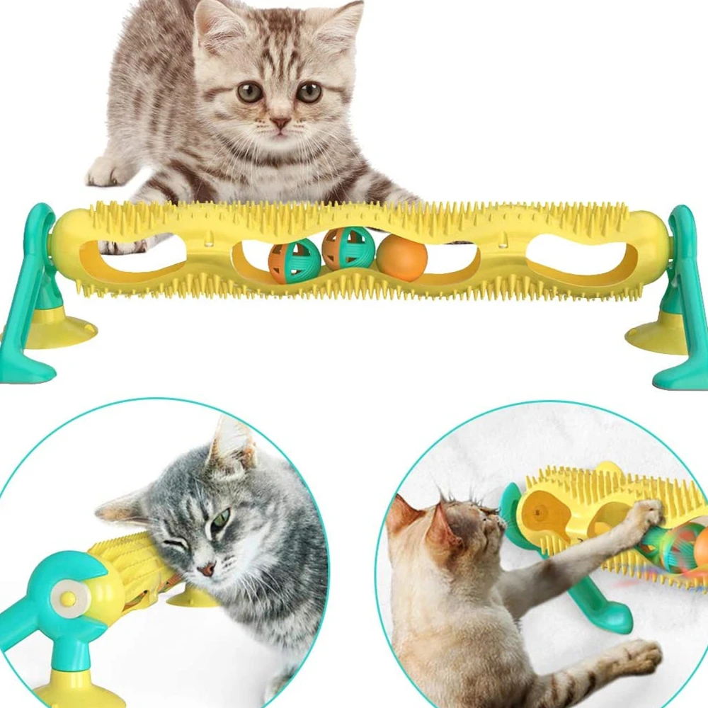 Cat Toy Amaze Fan Track Ball with Sucker Funny Interactive Play Circle Cat Mint Ball Exercise Puzzle for Multiple Cats Scratcher
Cat Toy Amaze Fan Track Ball with Sucker Funny Interactive Play Circle Cat Mint Ball Exercise Puzzle for Multiple Cats Scratcher