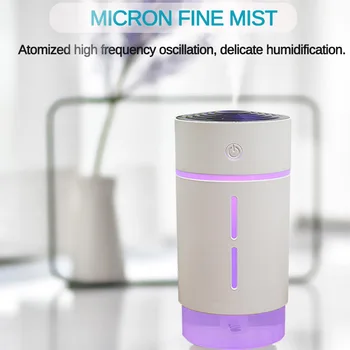 750ml Air Ultrasonic Humidifier Mini USB Charging 7 Color LED Light Aromatherapy Essential Oil Aroma Diffuser Home Car Office
750ml Air Ultrasonic Humidifier Mini USB Charging 7 Color LED Light Aromatherapy Essential Oil Aroma Diffuser Home Car Office