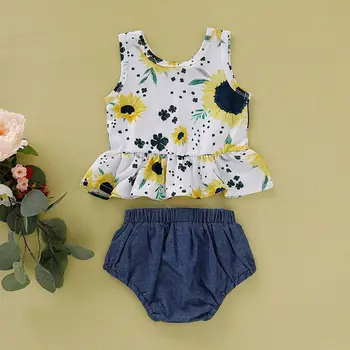 Newborn Baby Girls Clothes Tops Sunflower Print Tank Top Shorts Pants Outfits CORB
Newborn Baby Girls Clothes Tops Sunflower Print Tank Top Shorts Pants Outfits CORB