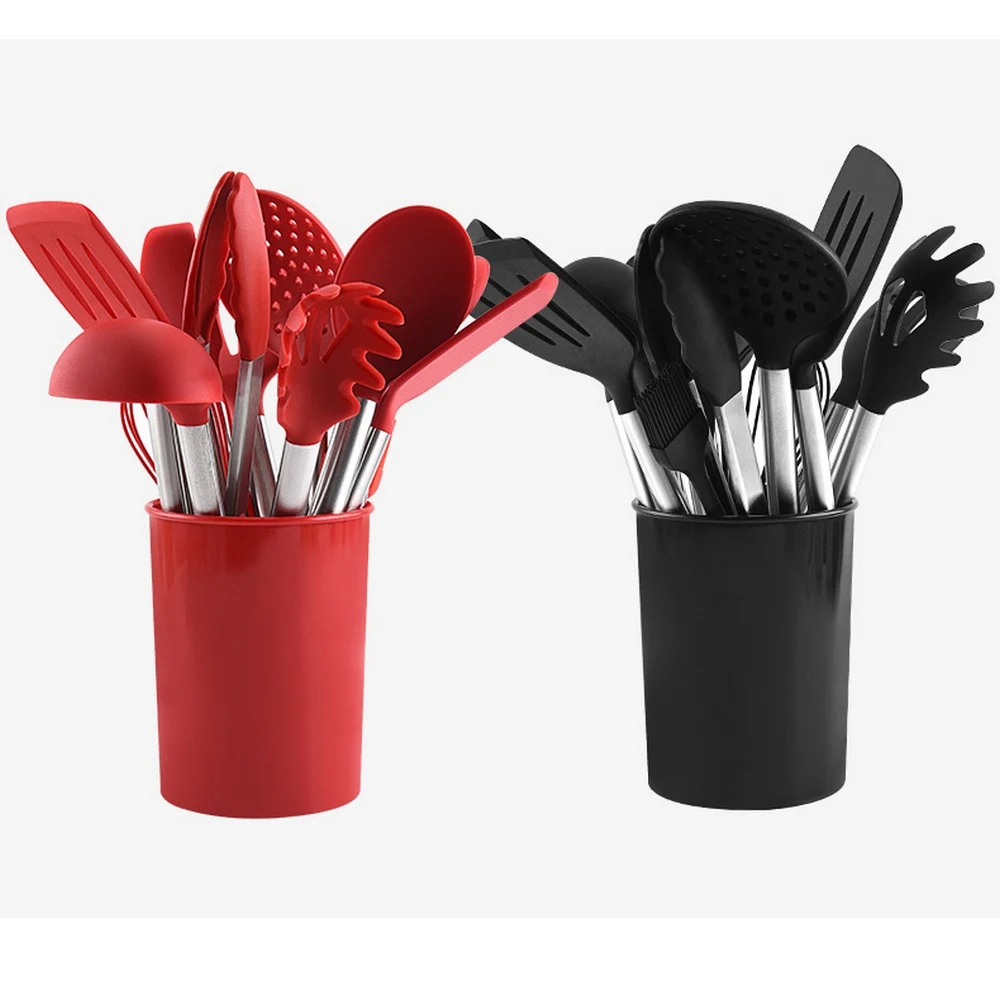 14pcs Silicone Kitchenware Cooking Tool Set Non-stick Silicone Turner Soup Spoon Spatula Brush Cooking Utensils Set Accessories
14pcs Silicone Kitchenware Cooking Tool Set Non-stick Silicone Turner Soup Spoon Spatula Brush Cooking Utensils Set Accessories