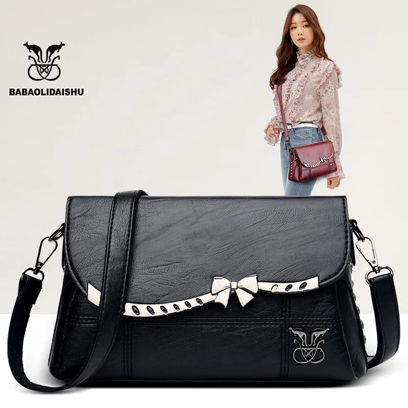 Quality Soft Leather Women's Shoulder Bag Clamshell Elegant Luxury Handbags Lady Solid Color Simple Portable Messenger Bag Sac
Quality Soft Leather Women's Shoulder Bag Clamshell Elegant Luxury Handbags Lady Solid Color Simple Portable Messenger Bag Sac