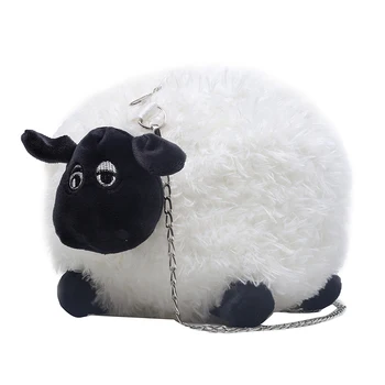 handbags women brand 2020 famous chain Single Shoulder Messenger Bag White Cashmere lamb summer small round bag for women 
handbags women brand 2020 famous chain Single Shoulder Messenger Bag White Cashmere lamb summer small round bag for women