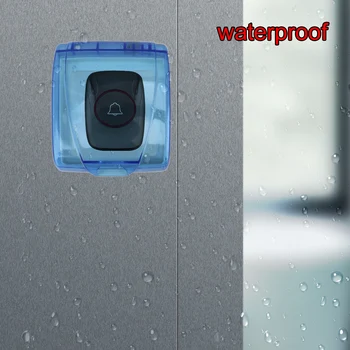 Waterproof cover FOR Wireless Doorbell smart Door Bell ring chime button Transmitter Launcher heavy rain
Waterproof cover FOR Wireless Doorbell smart Door Bell ring chime button Transmitter Launcher heavy rain