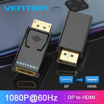Vention DP to HDMI Adapter 1080P DisplayPort Male to HDMI Female Converter Display Port HDMI Adapter for PC Laptop Projector
Vention DP to HDMI Adapter 1080P DisplayPort Male to HDMI Female Converter Display Port HDMI Adapter for PC Laptop Projector