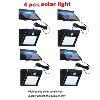 2/4pcs 100/56/30 LED Solar Outdoor Wall Lamp Lighting Waterproof Body Motion Sensor Emergency Night Garden Pathway Bright Led So 
2/4pcs 100/56/30 LED Solar Outdoor Wall Lamp Lighting Waterproof Body Motion Sensor Emergency Night Garden Pathway Bright Led So