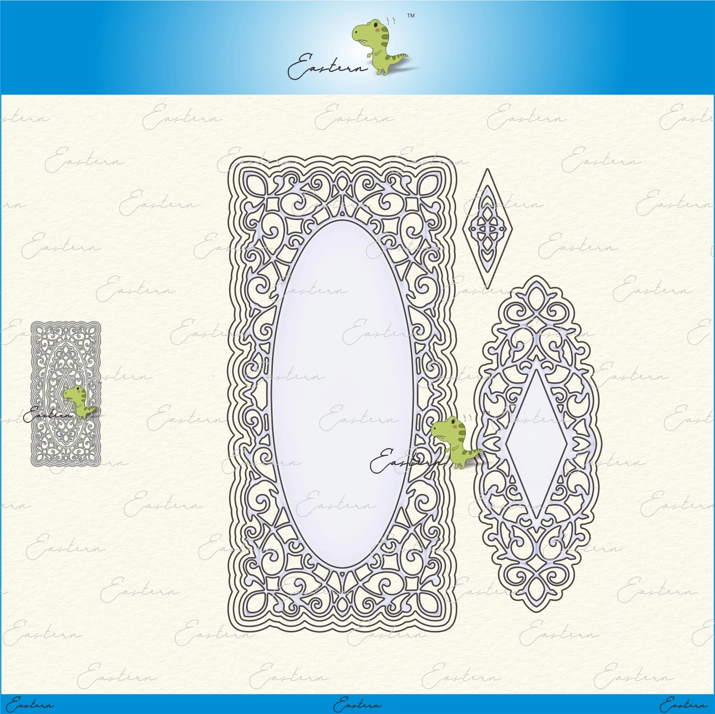 Description Picture 2 of itemElongated Frame Rectangle Die Set metal Cutting Dies new 2020 Scrapbooking Paper Making Craft die dies Printed Sheets