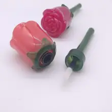 1 pc 3ml Cute Rose Shape Empty Lip Gloss Tube Clear Mini Refillable Lip Balm Bottles Containers With Rubber Inserts
1 pc 3ml Cute Rose Shape Empty Lip Gloss Tube Clear Mini Refillable Lip Balm Bottles Containers With Rubber Inserts