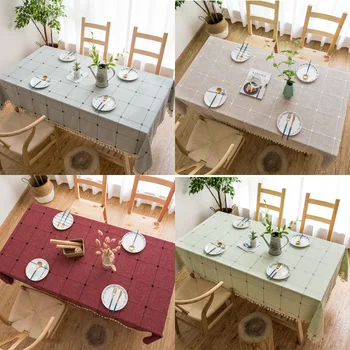 Modern Brief Cotton Solid Plaid Table Cloth Red Coffee Gray Green Square Rectangle Table Cloth Linen for Wedding Party Banquet
Modern Brief Cotton Solid Plaid Table Cloth Red Coffee Gray Green Square Rectangle Table Cloth Linen for Wedding Party Banquet