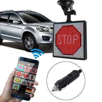 Full color LED Car Sign wireless bluetooth App control car LED Display Screen Scrolling,Driving instruction,Picture GIF
Full color LED Car Sign wireless bluetooth App control car LED Display Screen Scrolling,Driving instruction,Picture GIF