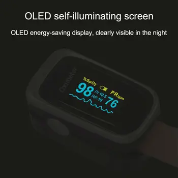Oled SPO2 PR PI RR Finger Pulse Oximeter With Respiratory Frequency PI Monitor Oximeters Saturator Pulsioximetro Hot Sale
Oled SPO2 PR PI RR Finger Pulse Oximeter With Respiratory Frequency PI Monitor Oximeters Saturator Pulsioximetro Hot Sale