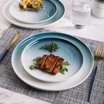 Nordic Luxury Gradient Color Western Style Ceramic Dinner Plate Food Plates Steak Plate Dessert Plates Cake Dish Dinnerware Set
Nordic Luxury Gradient Color Western Style Ceramic Dinner Plate Food Plates Steak Plate Dessert Plates Cake Dish Dinnerware Set