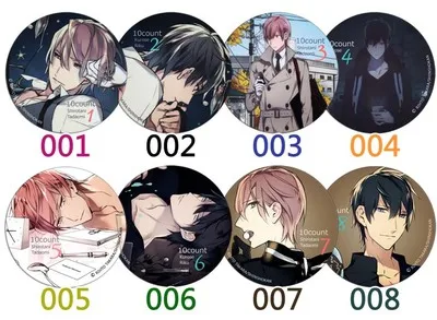 1 шт. ZXFJXR 58 мм Fujoshi юбилейный круглый милый Takarai Rihito значок adaomi shirotani рюкзак deco брошь