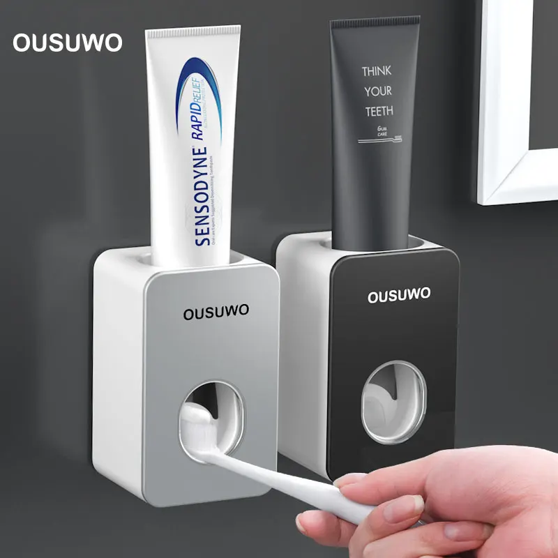 Automatic Adsorption Toothbrush Holder with Cup Wall Mount Toothpaste Dispenser Toothpaste Squeezers Toothbrush tools
Automatic Adsorption Toothbrush Holder with Cup Wall Mount Toothpaste Dispenser Toothpaste Squeezers Toothbrush tools
