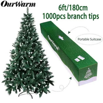 OurWarm 6ft Fake Artificial Flocked Christmas Tree with Snow Strong Metal Stand Christmas Decorations for Home Fire Prevention
OurWarm 6ft Fake Artificial Flocked Christmas Tree with Snow Strong Metal Stand Christmas Decorations for Home Fire Prevention