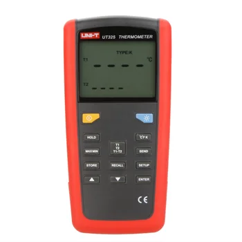 UNI-T UT325 Contact Type Thermometer Temperature Meter Tester T1-T2 Dual Input with Interface Industrial Temperature Test
UNI-T UT325 Contact Type Thermometer Temperature Meter Tester T1-T2 Dual Input with Interface Industrial Temperature Test