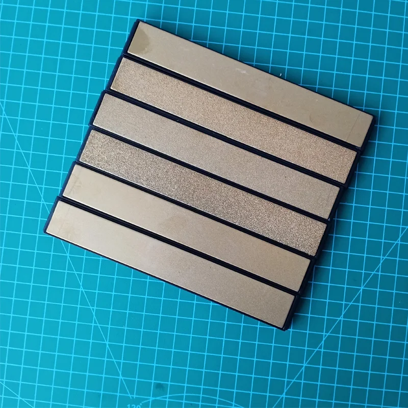 New Diamond whetstone for Ruixin pro RX008 knife sharpener sharpening stone diamond Bar Oil stone 80-1000# Titanium plating
New Diamond whetstone for Ruixin pro RX008 knife sharpener sharpening stone diamond Bar Oil stone 80-1000# Titanium plating
