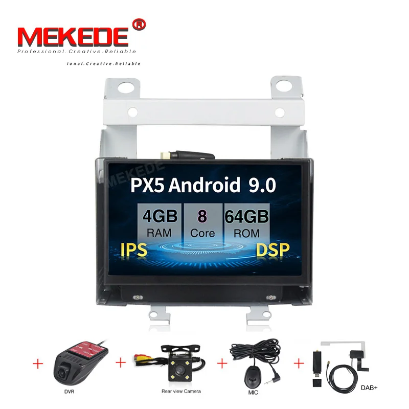 MEKEDE 7" PX5 Android 9.0 4+64G Radio GPS DAB USB WIFI Car DVD Player for Land Rover Freelander 2 2007 2008 2009 2010 2011 2012
MEKEDE 7" PX5 Android 9.0 4+64G Radio GPS DAB USB WIFI Car DVD Player for Land Rover Freelander 2 2007 2008 2009 2010 2011 2012